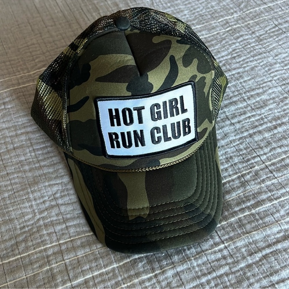 Jamie Vanslooten Hot Girl Run Club Camouflage Trucker Hat